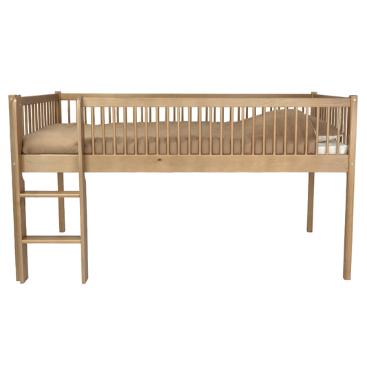 Kinderbed Halfhoogslaper Colorfull Home Luuk 90x200 Pure Walnut Wash