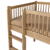 Kinderbed Halfhoogslaper Colorfull Home Luuk 90x200 Pure Walnut Wash