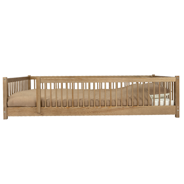 Kinderbed Colorfull Home Vloerbed Lou 90x200 Pure Walnut Wash