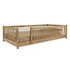 Kinderbed Colorfull Home Vloerbed Lou 90x200 Pure Walnut Wash