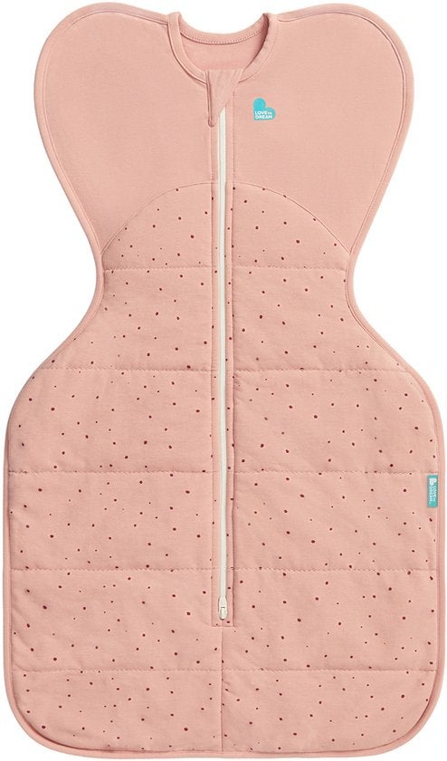 Inbakerslaapzak Love To Dream  Fase 1 Swaddle Up 0-3mnd Rose Pebble