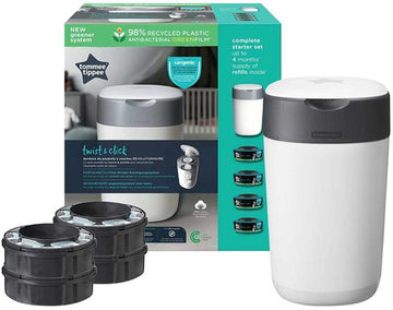 Starterset Luieremmer A3 Twist&Klick Eco White incl 4 Vulling