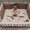 Boxkleed Koeka Rivoli Warm White/Caffe