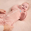 Inbakerslaapzak Love To Dream  Fase 1 Swaddle Up 0-3mnd Rose Pebble