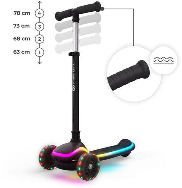 Scooter Kinderkraft Raket Up 2-in-1 Zwart