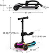 Scooter Kinderkraft Raket Up 2-in-1 Zwart