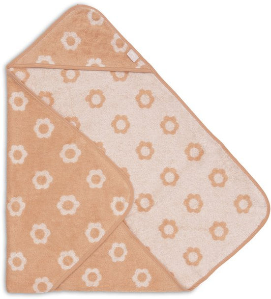 Badcape Jollein 75x75cm Badstof Jacquard Flower