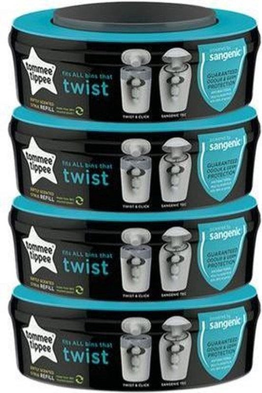 Starterset Luieremmer A3 Twist&Klick Eco White incl 4 Vulling