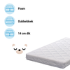 Matras Eenpersoons ZZZOO 90x200 Bruine Beer