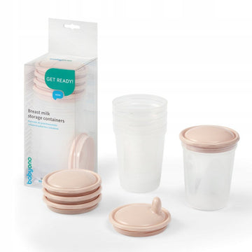 Bewaarbakjes Met Drinktuit Babyono Babyono Blush