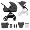 Kinderwagen Kinderkraft Yoxi 2-in-1 Moonlight Grey