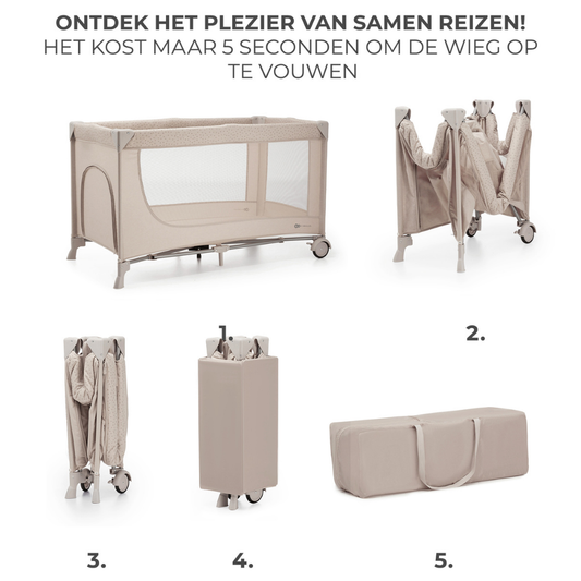 Campingbed Kinderkraft Joy 2 Beige