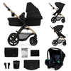 Kinderwagen Kinderkraft Moov2 3-in-1 PRO Pure Black