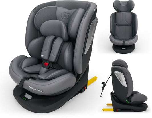 Autostoel Kinderkraft I-Grow 2 Plus I-Size Grey