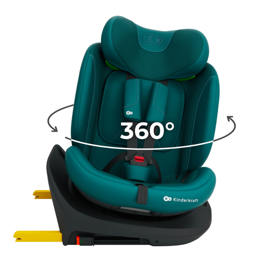 Autostoel Kinderkraft I-Grow 2 Plus I-Size Green