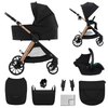 Kinderwagen Kinderkraft Vesto2 3-in-1 Black