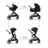Kinderwagen Kinderkraft Vesto2 3-in-1 Black