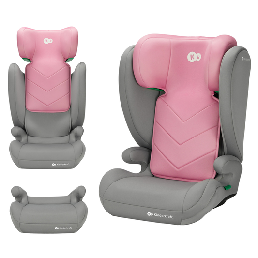 Autostoel Kinderkraft I-Spark 2 Plus I-Size Pink