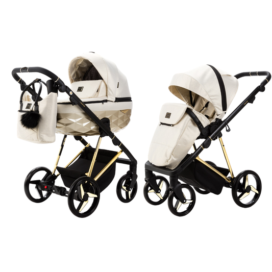 Kinderwagen Adamex Quantum Beige Gold Star