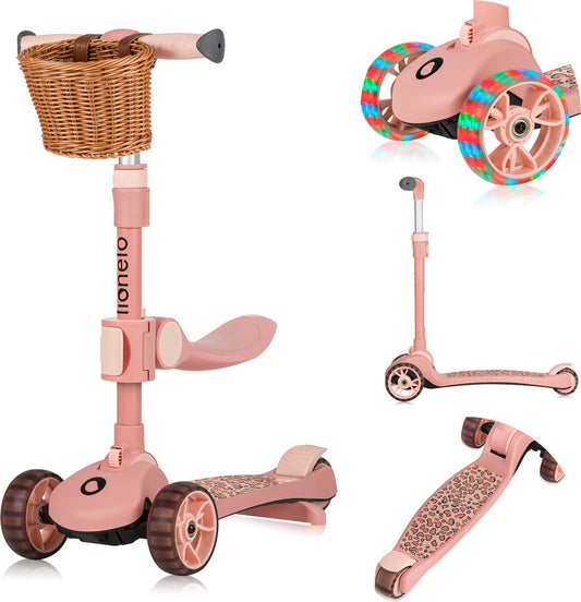 Step Lionelo Franky 2-in-1 Pink Rose