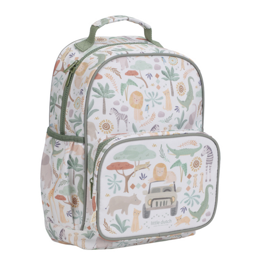 Rugzak Little Dutch Safari Friends 29cm
