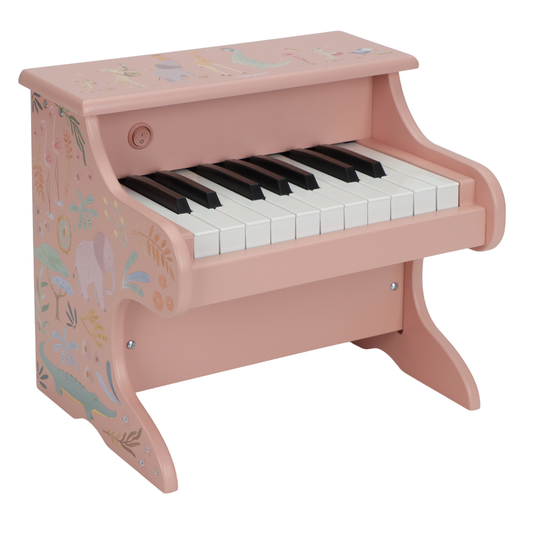 Piano Little Dutch Hout Safari Friends Roze
