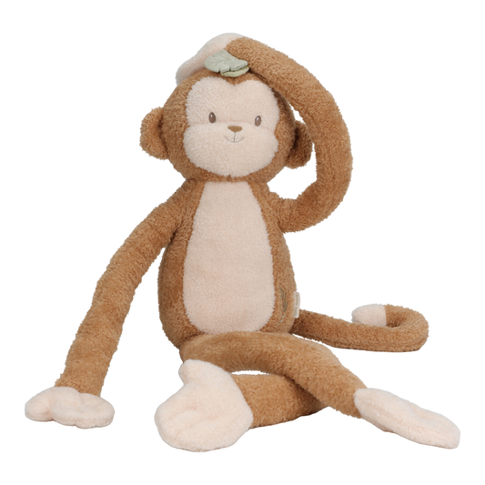 Knuffel Aap Little Dutch Safari Friends Bruin XL