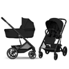 Kinderwagen Cybex Balios S Lux Moon Black/Black incl. Foldable Carrycot