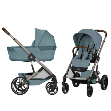 Kinderwagen Cybex Balios S Lux Stormy Blue/Light Blue incl. Foldable Carrycot
