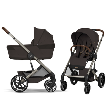 Kinderwagen Cybex Balios S Lux Chocolate Brown/Brown incl. Foldable Carrycot