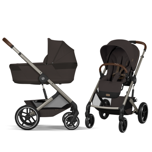 Kinderwagen Cybex Balios S Lux Chocolate Brown/Brown incl. Foldable Carrycot