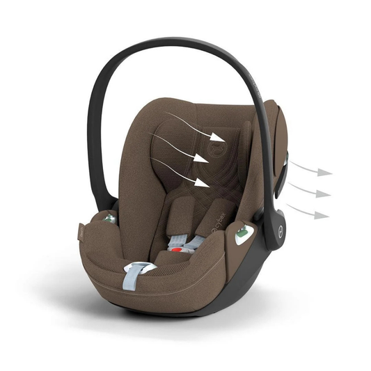 Autostoel Cybex Cloud T I-Size Plus Coconut Brown/Dark Brown