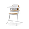 Kinderstoel Cybex Lemo 3-in-1 Sand White/White met Babyset & Eetblad