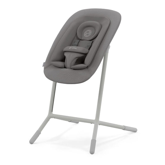 Kinderstoel Cybex Lemo 4-in-1 Suede Grey/Mid Grey met Newbornset + Babyset + Eetblad & Accessoires