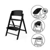 Kinderstoel Cybex CLICK & FOLD 4-in-1 Stunning Black/Black met Newbornset, Babyset & Eetblad