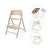 Kinderstoel Cybex CLICK & FOLD 4-in-1 All Natural/Light Natural met Newbornset, Babyset & Eetblad