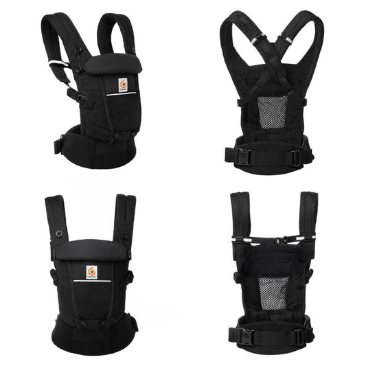 Buikdrager Ergobaby 3P Adapt SoftFlex Onyx Black