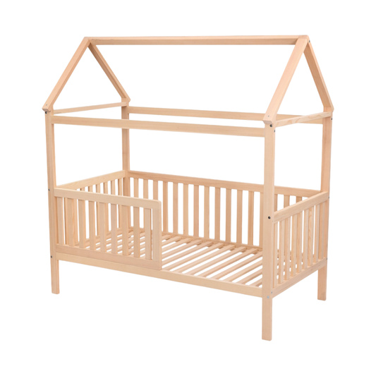 Peuterbed Smrt. Bedhuisje 80x160 Natural
