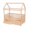 Peuterbed Smrt. Bedhuisje 80x160 Natural