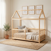 Vloerbed Smrt. Bedhuisje 70x140 Natural