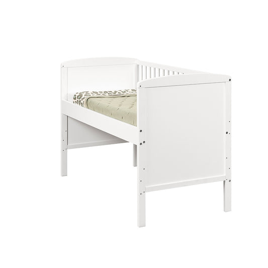 Meegroei Ledikant/Co-sleeper Colorfull Home Lya2 Beuken White 60x120