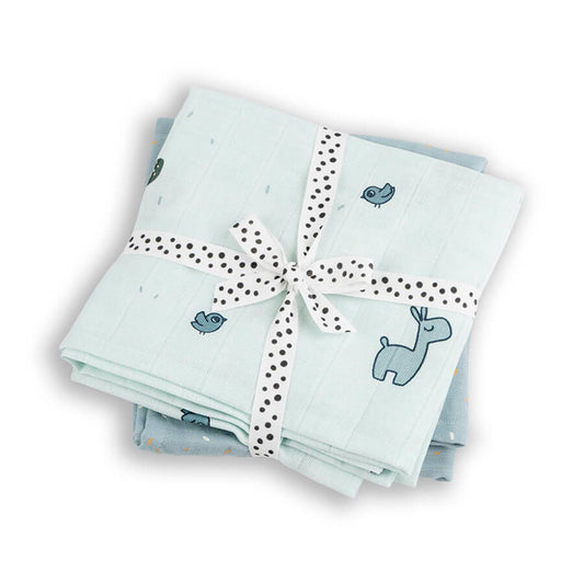 Swaddle Doek Done by Deer Lalee Blue 2st