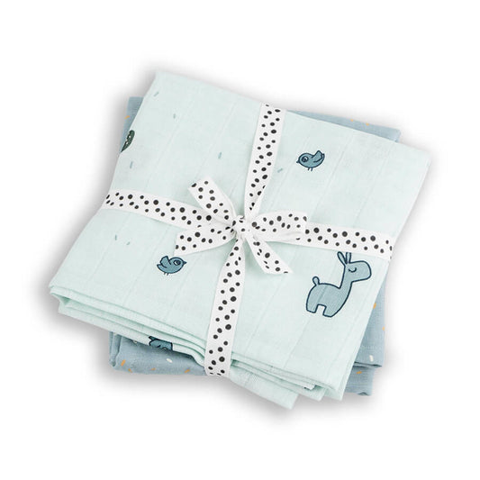 Swaddle Doek Done by Deer Lalee Blue 2st