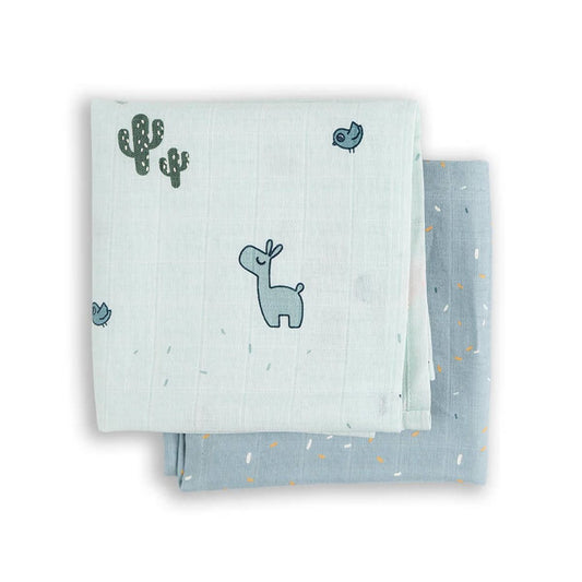 Swaddle Doek Done by Deer Lalee Blue 2st