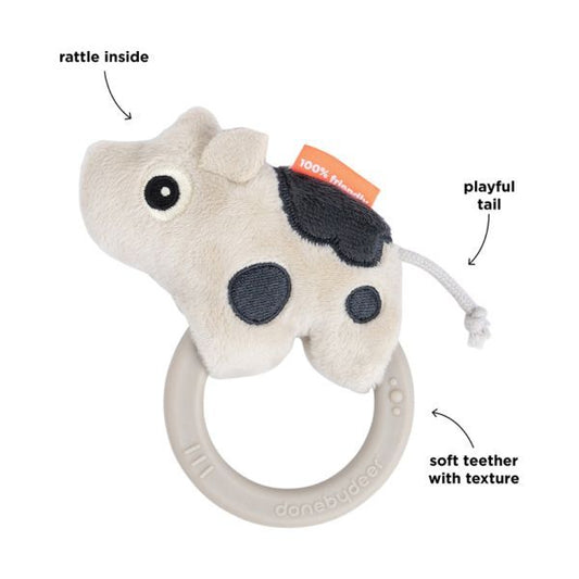 Rammelaar/Bijtring Done by Deer Teether Sensory Dotti Sand