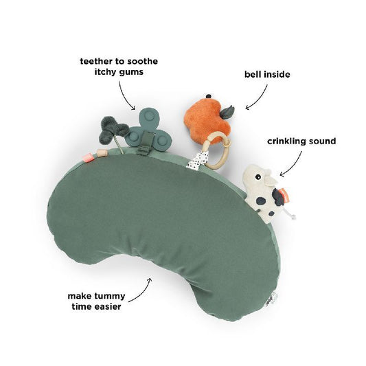 Activity Pillow Done by Deer Tiny Farm Green