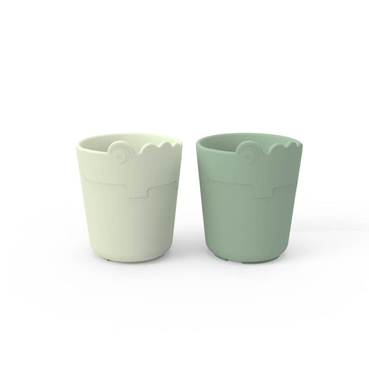 Beker Done by Deer Mini Mug Croco Green 2st
