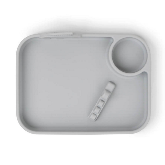 Bord Done by Deer Plate Peekaboo Deer Friends Grey