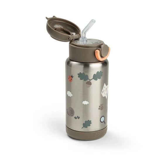 Thermos Rietjes Beker Done By Deer Tiny Trails Sand 340ml