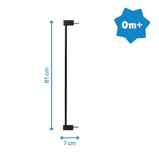 Verlengstuk Traphek Badabulle Safe & Pass 7cm Zwart